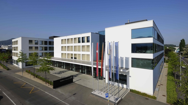 Sternenhof building in Reinach Switzerland.